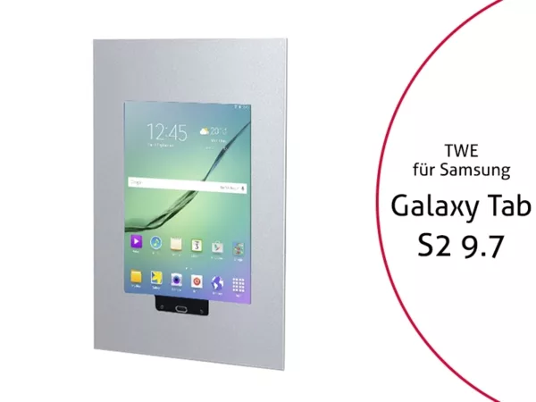 TabLines TWE017S Tablet Wandeinbau f?r Samsung Tab S2 9.7 HB, silber