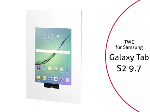 TabLines TWE017W Tablet Wandeinbau f?r Samsung Tab S2 9.7 HB, wei?