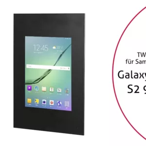 TabLines TWE019B Tablet Wandeinbau f?r Samsung Tab S2 9.7, schwarz