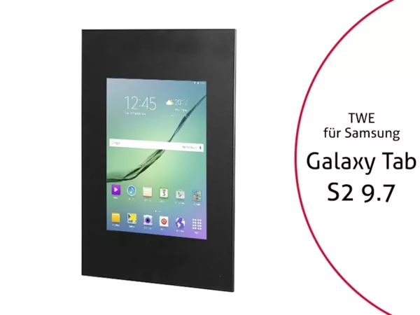 TabLines TWE019B Tablet Wandeinbau f?r Samsung Tab S2 9.7, schwarz