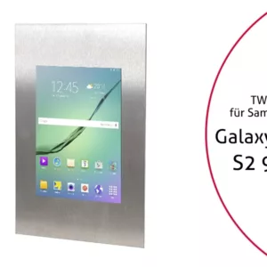 TabLines TWE019E Tablet Wandeinbau f?r Samsung Tab S2 9.7, Edelstahl
