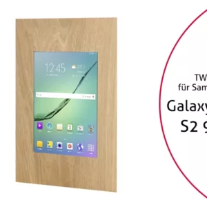 TabLines TWE019O Tablet Wandeinbau f?r Samsung Tab S2 9.7, Eiche