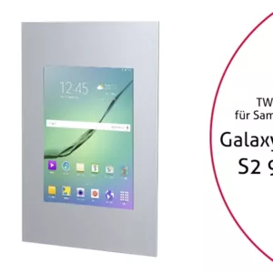 TabLines TWE019S Tablet Wandeinbau f?r Samsung Tab S2 9.7, silber