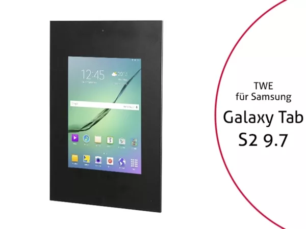 TabLines TWE020B Tablet Wandeinbau f?r Samsung Tab S2 9.7 DS, schwarz