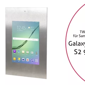 TabLines TWE020E Tablet Wandeinbau f?r Samsung Tab S2 9.7 DS, Edelstahl
