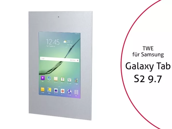 TabLines TWE020S Tablet Wandeinbau f?r Samsung Tab S2 9.7 DS, silber
