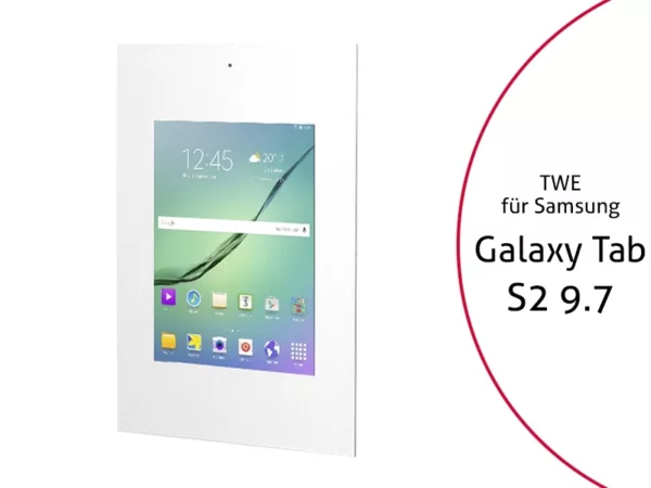 TabLines TWE020W Tablet Wandeinbau f?r Samsung Tab S2 9.7 DS, wei?