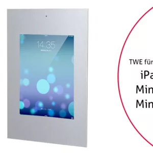 TabLines TWE021S Tablet Wandeinbau f?r Apple iPad Mini 4/5, DS, Silber