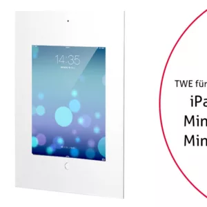 TabLines TWE025W Tablet Wandeinbau Apple iPad Mini 4/5, DS, HB, wei?