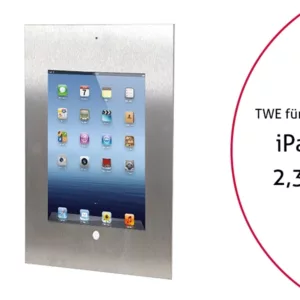 TabLines TWE027E Tablet Wandeinbau Apple iPad 2-3-4, DS, HB