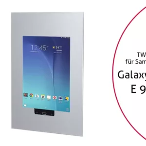 TabLines TWE028S Tablet Wandeinbau f?r Samsung Tab E 9.6 HB, silber