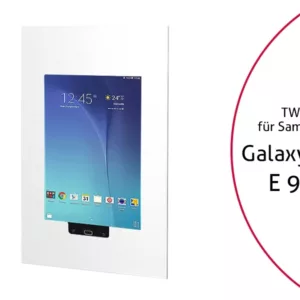 TabLines TWE028W Tablet Wandeinbau f?r Samsung Tab E 9.6 HB, wei?