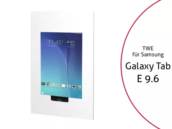 TabLines TWE028W Tablet Wandeinbau f?r Samsung Tab E 9.6 HB, wei?