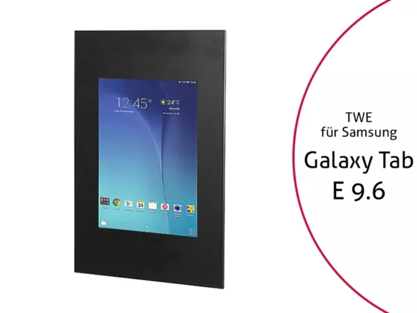 TabLines TWE029B Tablet Wandeinbau f?r Samsung Tab E 9.6, schwarz