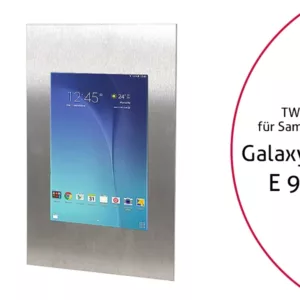 TabLines TWE029E Tablet Wandeinbau f?r Samsung Tab E 9.6, Edelstahl