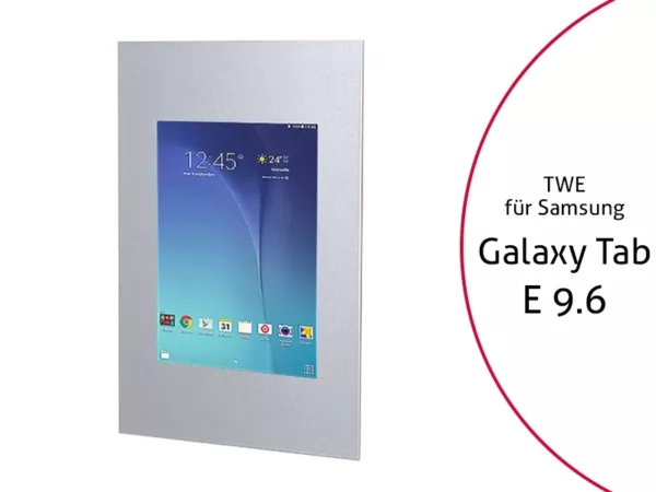 TabLines TWE029S Tablet Wandeinbau f?r Samsung Tab E 9.6, silber