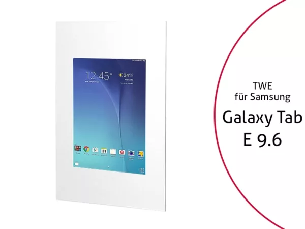 TabLines TWE030W Tablet Wandeinbau f?r Samsung Tab E 9.6 DS, wei?
