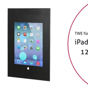 TabLines TWE031B Tablet Wandeinbau f?r Apple iPad Pro 12.9 (1./2. Gen.) HB, schw...