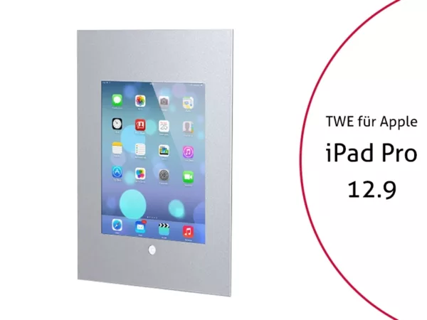 TabLines TWE031S Tablet Wandeinbau f?r Apple iPad Pro 12.9 (1./2. Gen.) HB, silb...