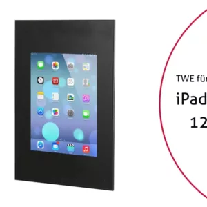 TabLines TWE032B Tablet Wandeinbau f?r Apple iPad Pro 12.9 (1./2. Gen.) , schwar...