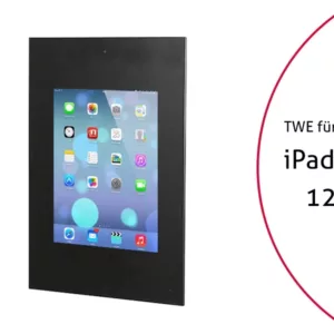TabLines TWE033B Tablet Wandeinbau f?r Apple iPad Pro 12.9 (1./2. Gen.) DS, schw...