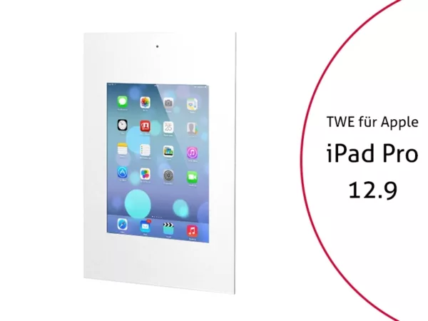 TabLines TWE033W Tablet Wandeinbau f?r Apple iPad Pro 12.9 (1./2. Gen.) DS, wei?