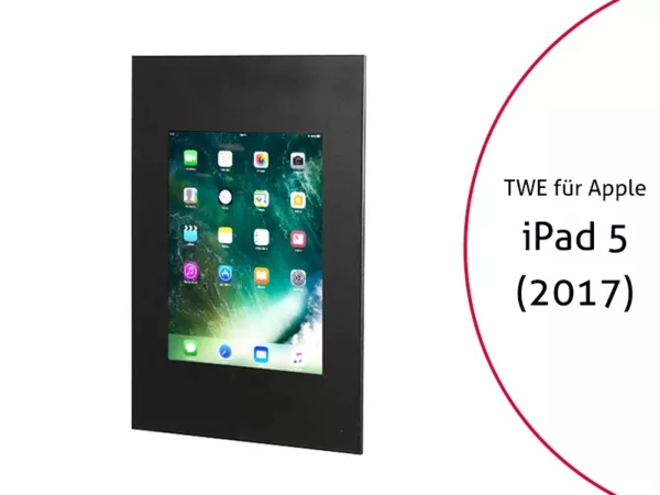 TabLines TWE034B Tablet Wandeinbau f?r Apple iPad 5 (2017), schwarz