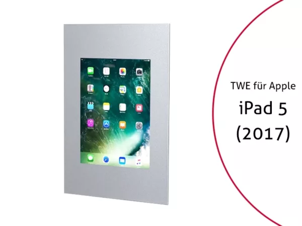 TabLines TWE034S Tablet Wandeinbau f?r Apple iPad 5 (2017), silber