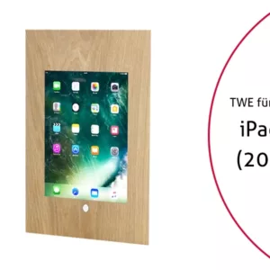 TabLines TWE035O Tablet Wandeinbau f?r Apple iPad 5 (2017), HB, Eiche