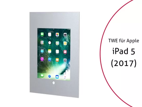 TabLines TWE035S Tablet Wandeinbau f?r Apple iPad 5 (2017), HB, silber