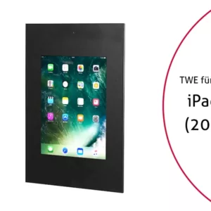 TabLines TWE036B Tablet Wandeinbau f?r Apple iPad 5 (2017), DS, schwarz