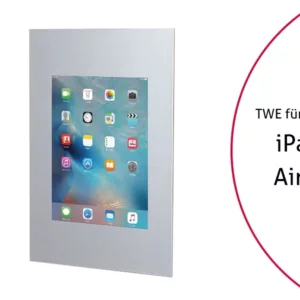 TabLines TWE037S Tablet Wandeinbau f?r Apple iPad Air 1, silber