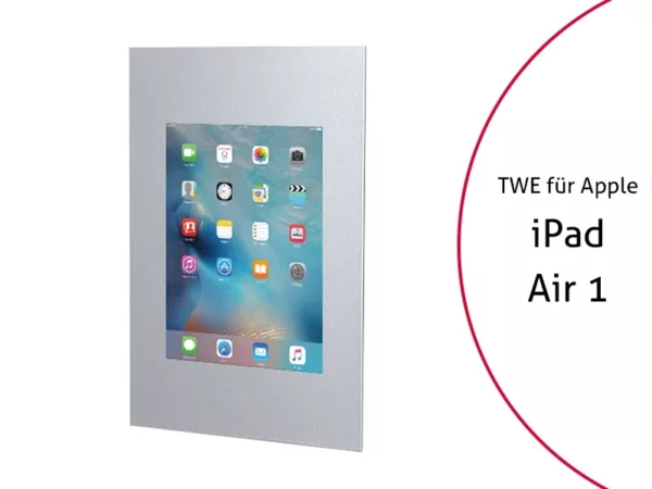 TabLines TWE037S Tablet Wandeinbau f?r Apple iPad Air 1, silber