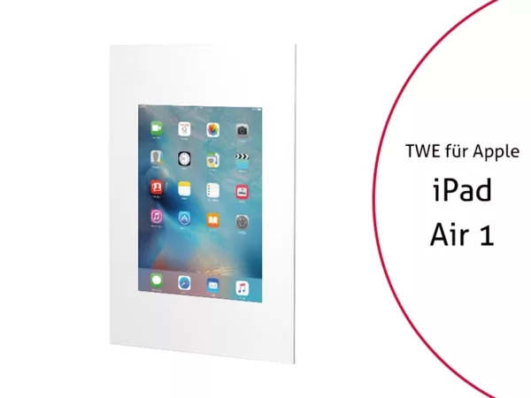 TabLines TWE037W Tablet Wandeinbau f?r Apple iPad Air 1, wei?