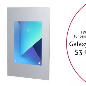 TabLines TWE038S Tablet Wandeinbau f?r Samsung Tab S3 9.7, silber