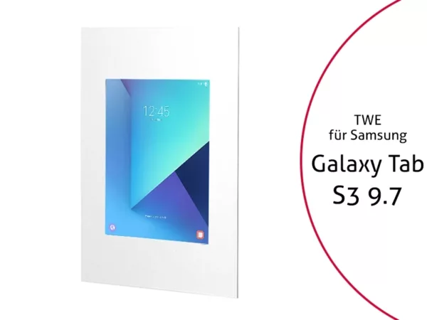 TabLines TWE038W Tablet Wandeinbau f?r Samsung Tab S3 9.7, wei?