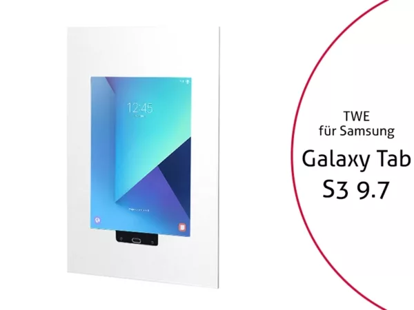 TabLines TWE039W Tablet Wandeinbau f?r Samsung Tab S3 9.7 HB, wei?
