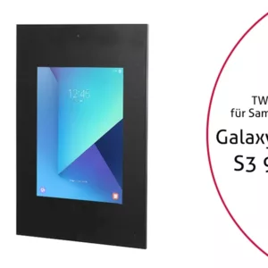 TabLines TWE041B Tablet Wandeinbau f?r Samsung Tab S3 9.7 DS, schwarz