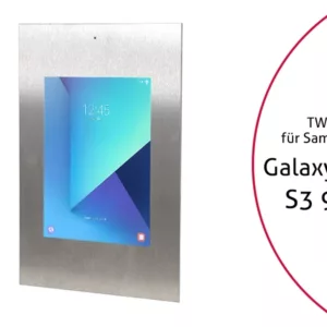 TabLines TWE041E Tablet Wandeinbau f?r Samsung Tab S3 9.7 DS, Edelstahl