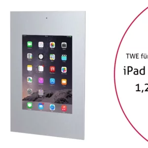TabLines TWE042S Tablet Wandeinbau f?r Apple iPad Mini 1/2/3 DS, silber