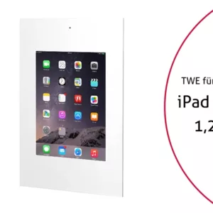 TabLines TWE042W Tablet Wandeinbau f?r Apple iPad Mini 1/2/3 DS, wei?