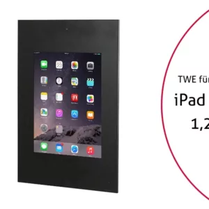 TabLines TWE042B Tablet Wandeinbau f?r Apple iPad Mini 1/2/3 DS, schwarz