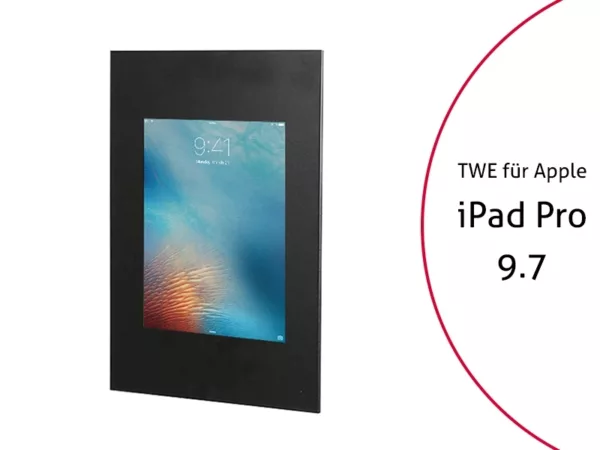 TabLines TWE044B Tablet Wandeinbau f?r Apple iPad Pro 9.7, schwarz
