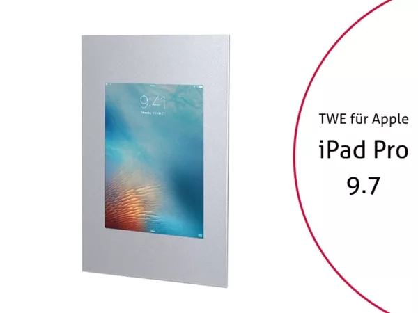 TabLines TWE044S Tablet Wandeinbau f?r Apple iPad Pro 9.7, silber
