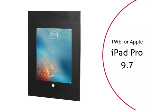 TabLines TWE045B Tablet Wandeinbau f?r Apple iPad Pro 9.7 HB, schwarz