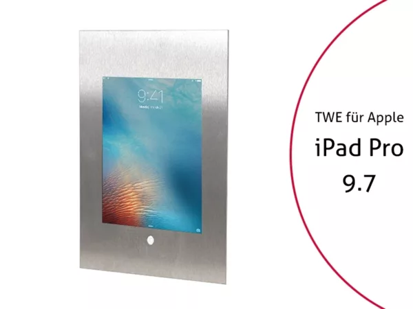 TabLines TWE045E Tablet Wandeinbau f?r Apple iPad Pro 9.7 HB, Edelstahl