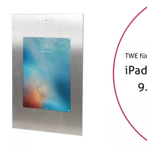 TabLines TWE046E Tablet Wandeinbau f?r Apple iPad Pro 9.7 - DS, Edelstahl