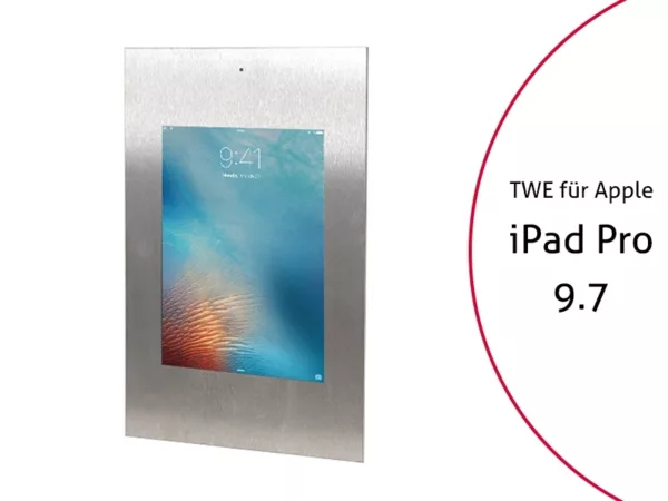 TabLines TWE046E Tablet Wandeinbau f?r Apple iPad Pro 9.7 - DS, Edelstahl