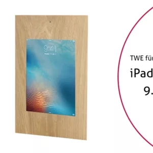 TabLines TWE046O Tablet Wandeinbau f?r Apple iPad Pro 9.7 - DS, Eiche