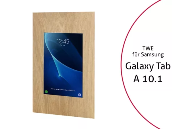 TabLines TWE047O Tablet Wandeinbau Samsung Tab A 10.1 (2016) Eiche